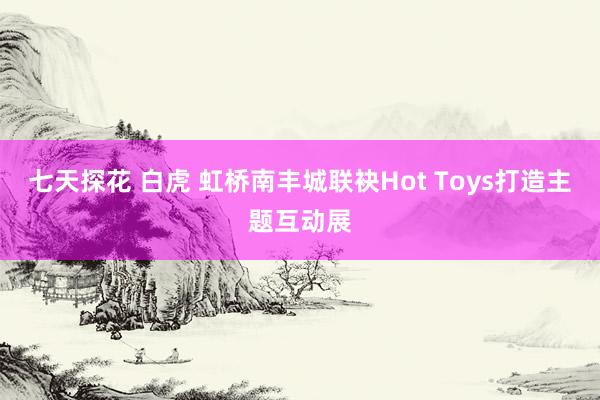 七天探花 白虎 虹桥南丰城联袂Hot Toys打造主题互动展