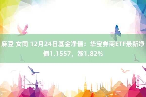 麻豆 女同 12月24日基金净值：华宝券商ETF最新净值1.1557，涨1.82%