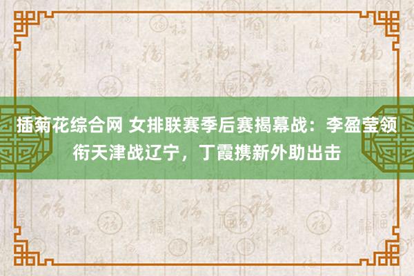 插菊花综合网 女排联赛季后赛揭幕战：李盈莹领衔天津战辽宁，丁霞携新外助出击