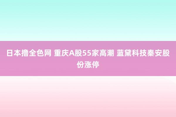 日本撸全色网 重庆A股55家高潮 蓝黛科技秦安股份涨停