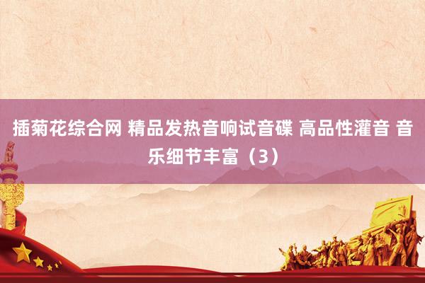 插菊花综合网 精品发热音响试音碟 高品性灌音 音乐细节丰富（3）