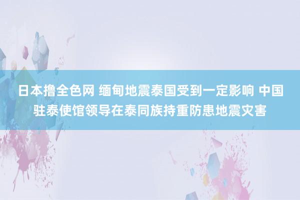 日本撸全色网 缅甸地震泰国受到一定影响 中国驻泰使馆领导在泰同族持重防患地震灾害