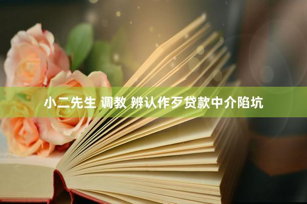 小二先生 调教 辨认作歹贷款中介陷坑