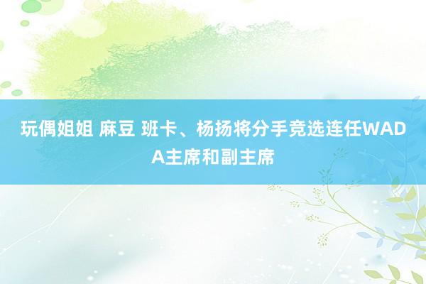 玩偶姐姐 麻豆 班卡、杨扬将分手竞选连任WADA主席和副主席