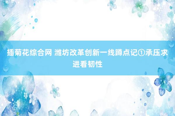 插菊花综合网 潍坊改革创新一线蹲点记①承压求进看韧性