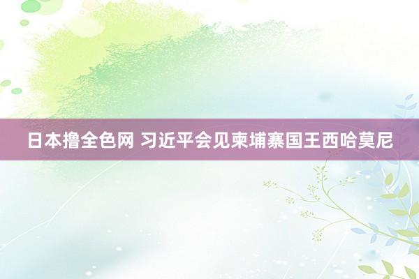 日本撸全色网 习近平会见柬埔寨国王西哈莫尼